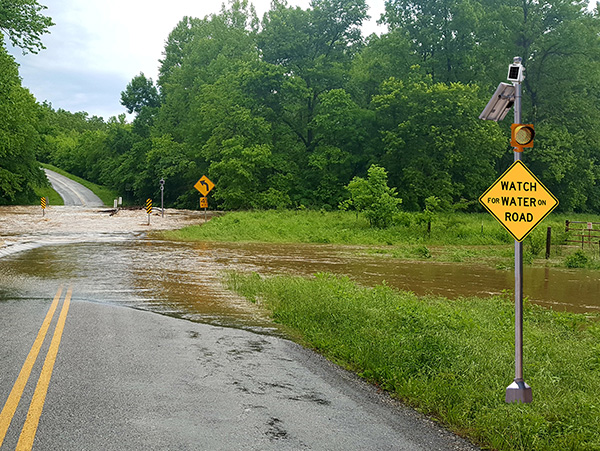 High Water Detection System for Flooded Roads